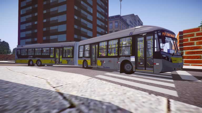 Proton Bus Simulator - Caio Millennium V Articulated Mod! 