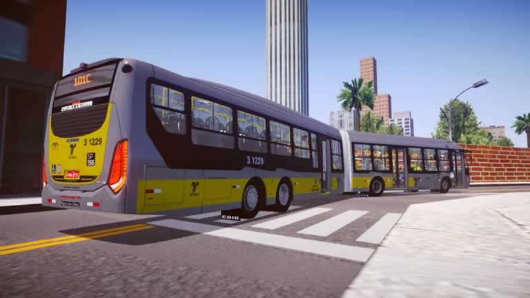 Millennium BRT I O500UDA padrão São Paulo - Superarticulado 23m