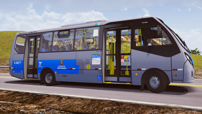 Micro-ônibus Foz F2400 MB LO-916 padrão São Paulo [CC BY-NC-SA]